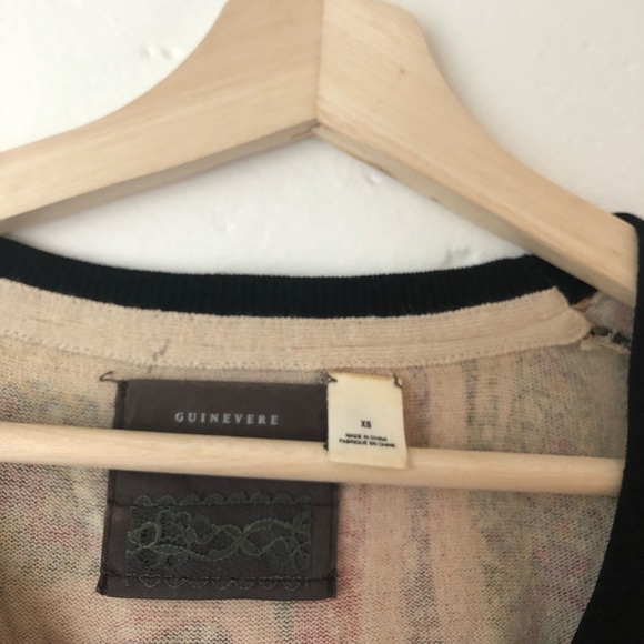 Anthro Guinevere paisley tibur lace cardigan - Picture 4 of 4